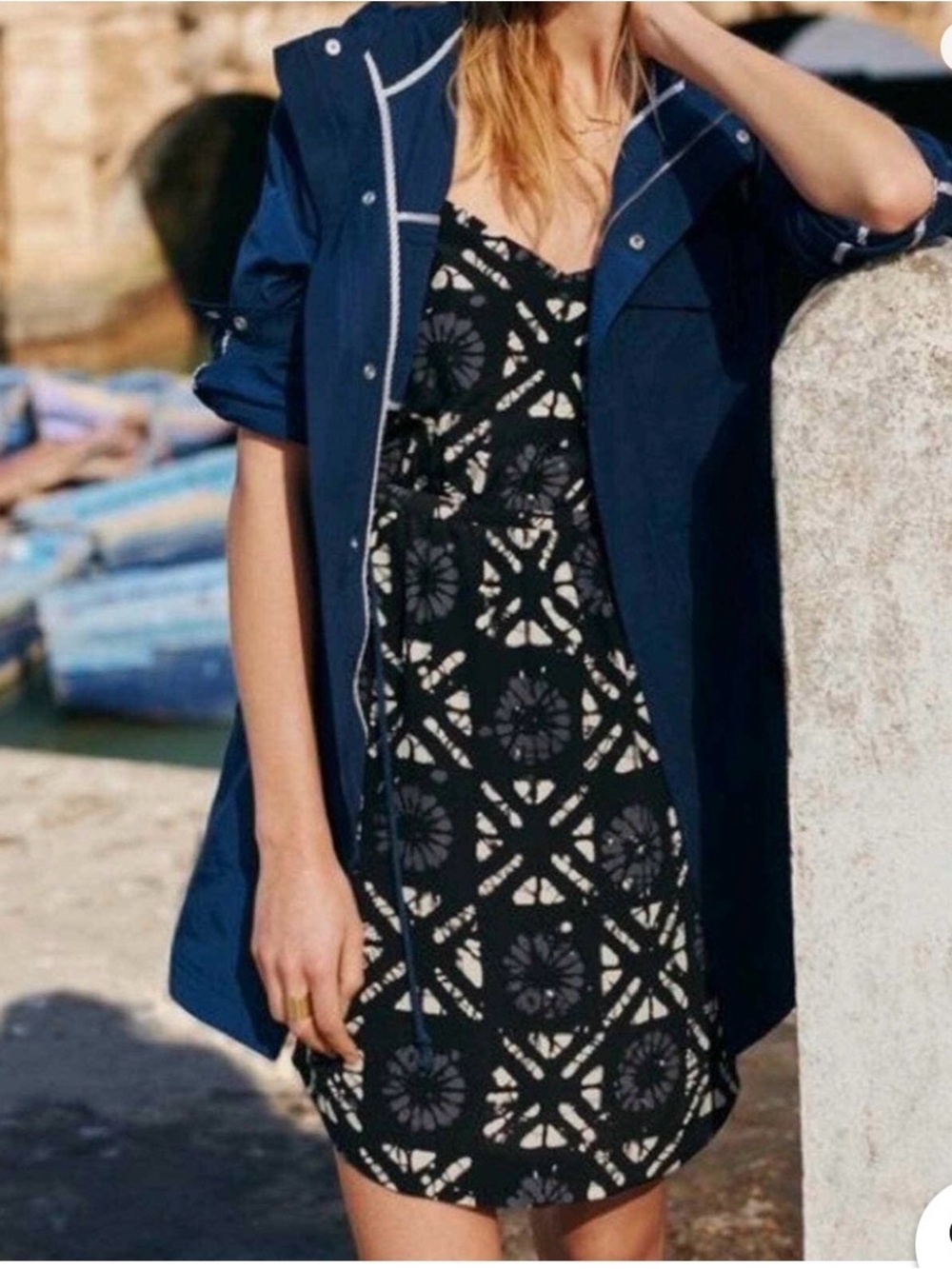 Madewell Batik Print Dress NWT